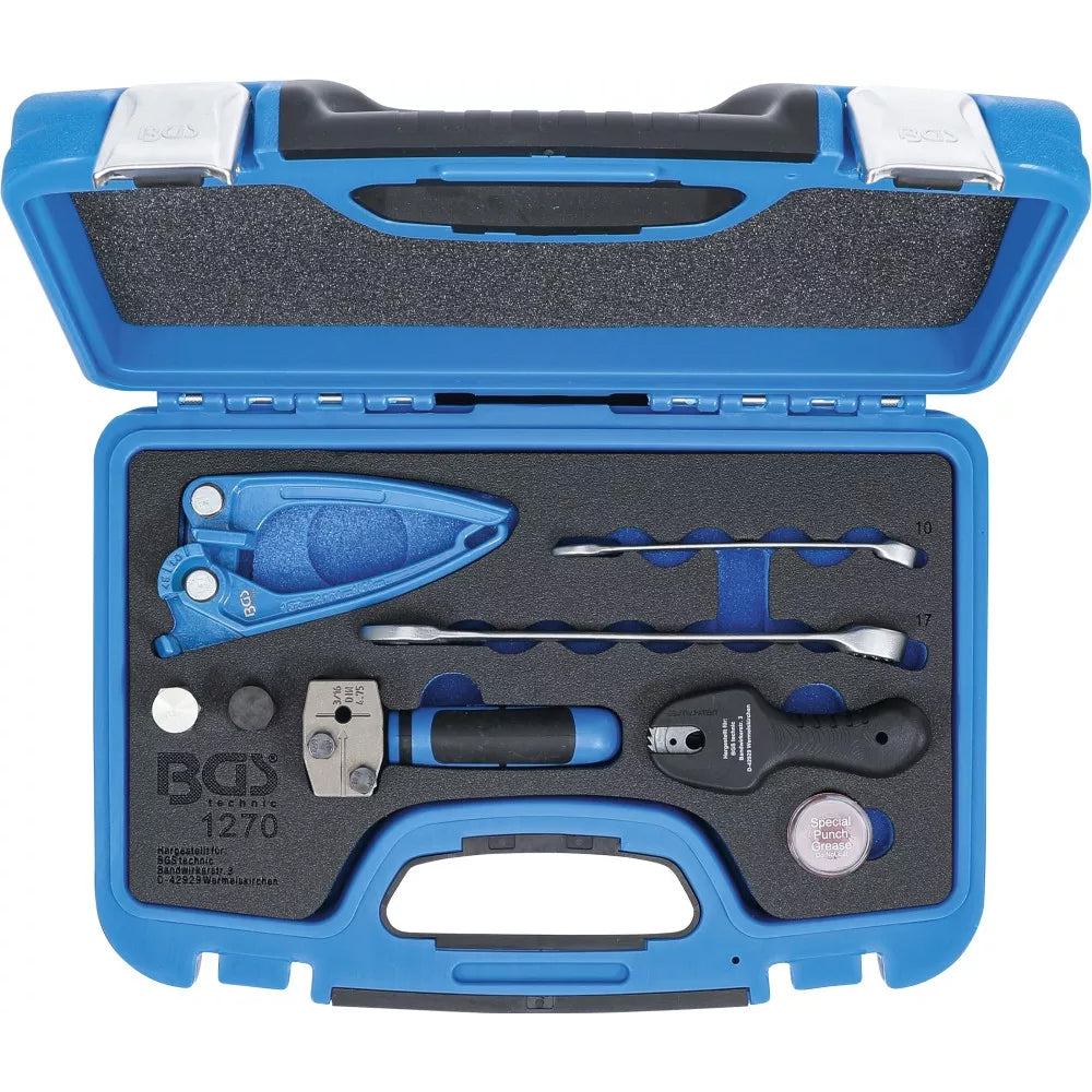 Utvidgning, bockning & skärverktygssats | för 4,75 mm (3/16") bromsrör