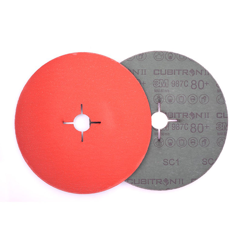 Fiberrondell 987C Cubitron II, 180 x 22 mm P80, 25-pack