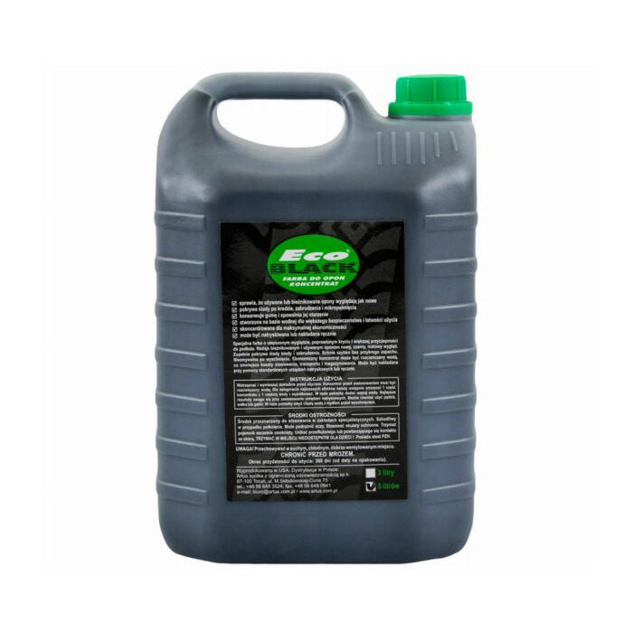 ECO BLACK däckfärg, 5 l, koncentrat