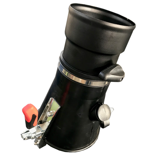 Avgastratt för gummislang, 150 mm