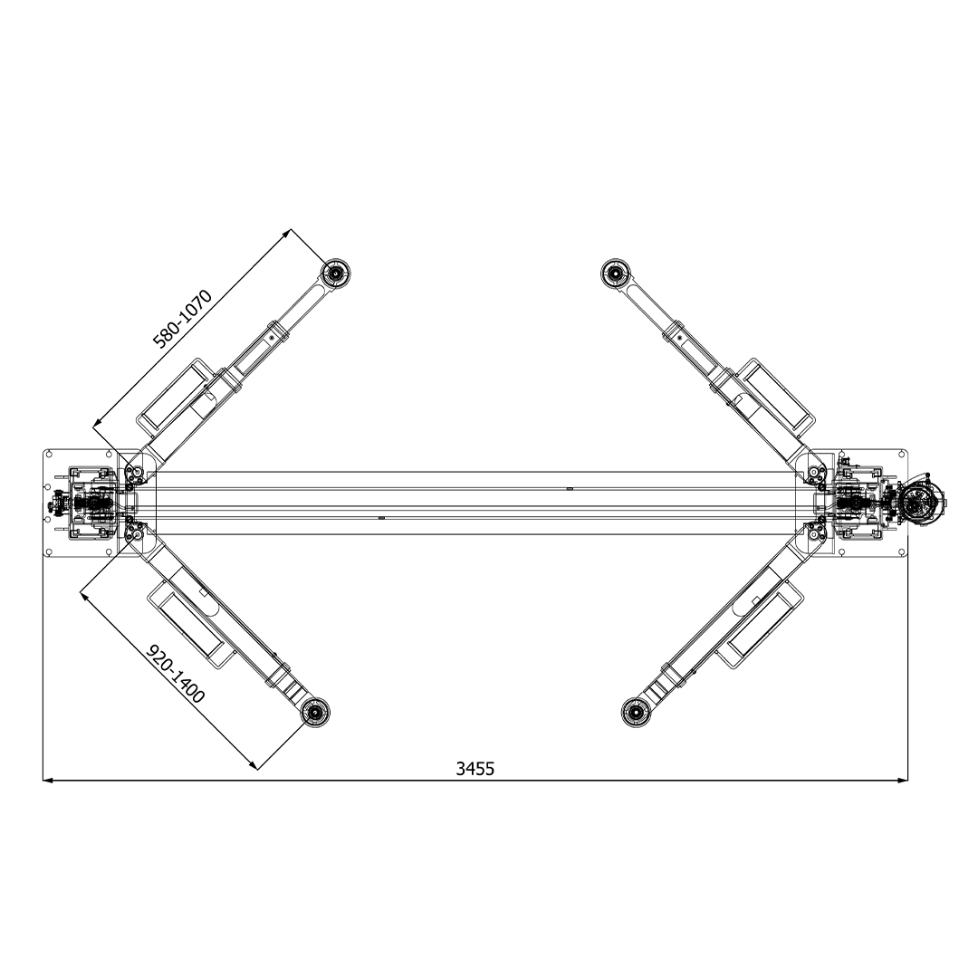 2-Pelarlyft ATH Pure Lift 2.40 (400V)