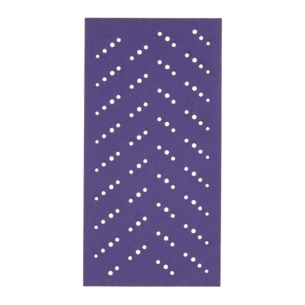 3M™ Hookit™ Purple Multihole Slipark 737U, 115 x 225 mm, Kornstorlek 80+