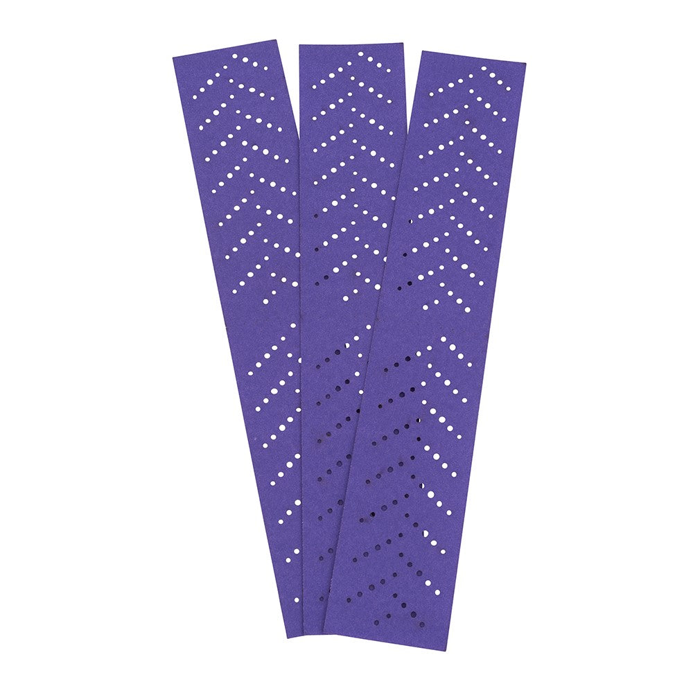 3M™ Hookit™ Purple Multihole Slipark 737U, 70 x 396 mm, Kornstorlek 180+
