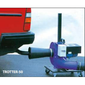 Mobil avgasfläkt med 10 m + 0,5 m slangar och munstycke