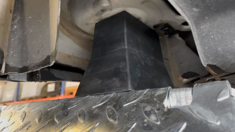 Special lyftkloss för elektriska fordon med rektangulära lyftpunkter