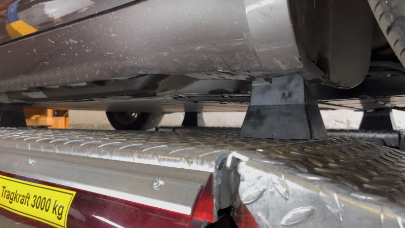 Special lyftkloss för elektriska fordon med rektangulära lyftpunkter