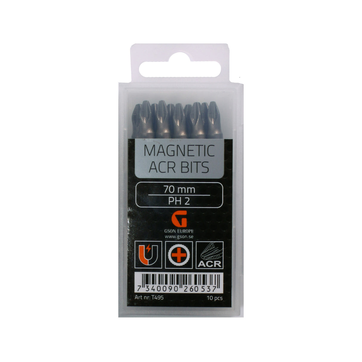 ACR Magnetiska Bits 10-Pack - Gson