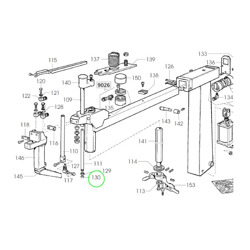 Distansbricka för Corghi däckmaskiner