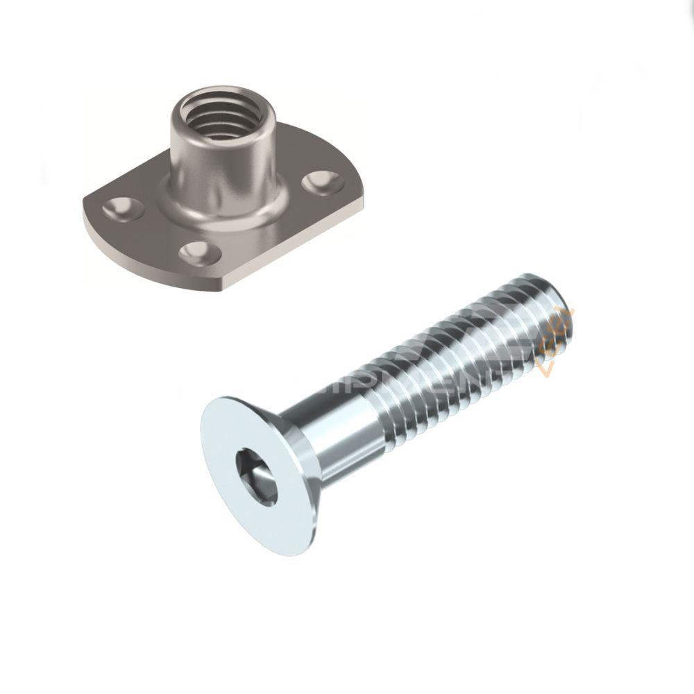 Fästskruv för Nussbaums gummiplatta