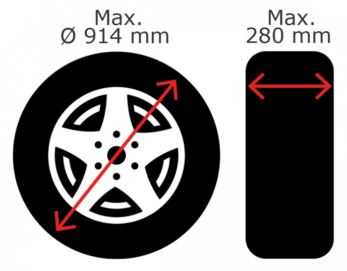 Hjuldolly 590kg GoJak Höger