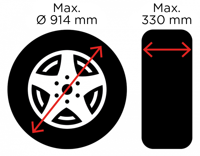 Hjuldolly 715kg Gojak Höger