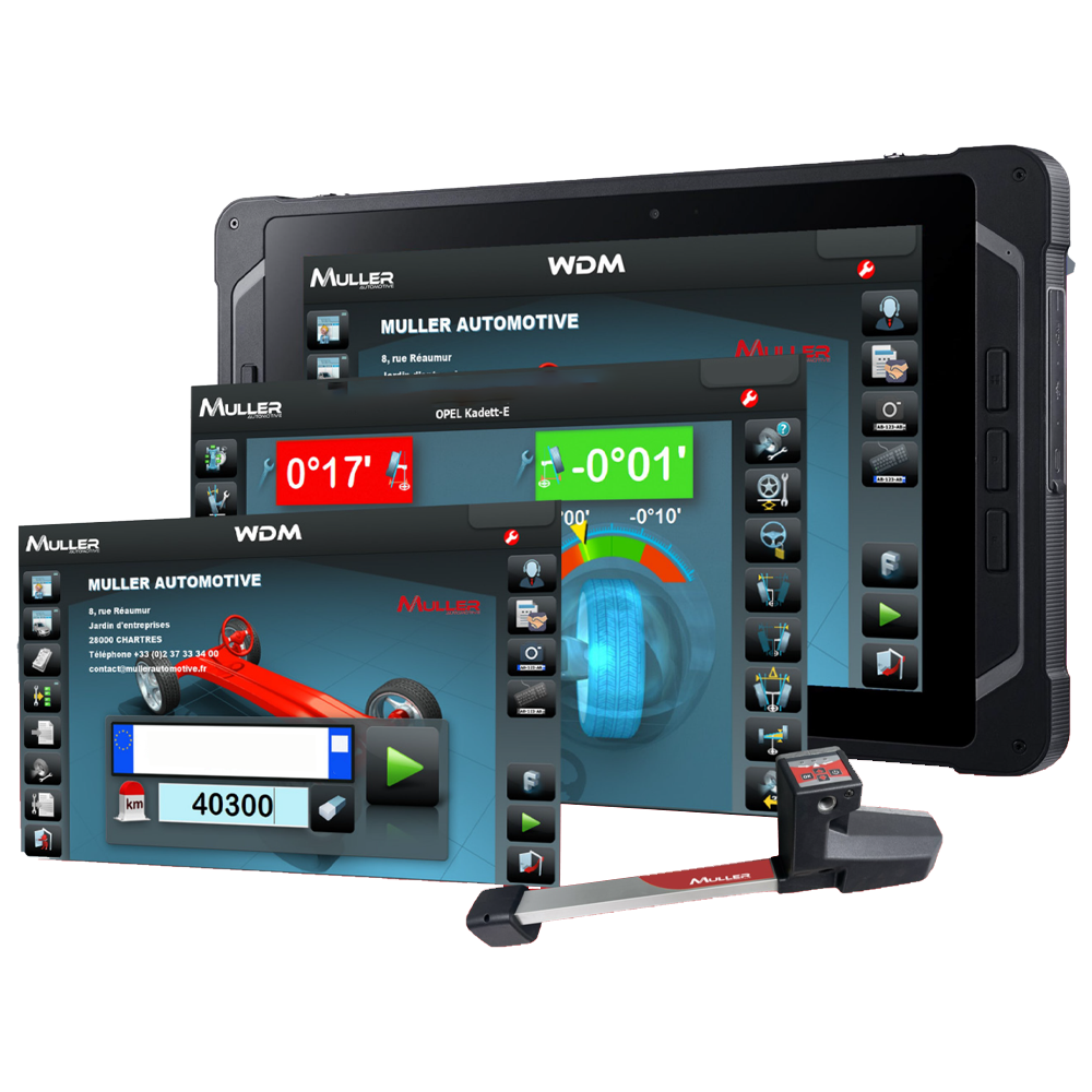 Hjulinställare för 2-pelarlyft & saxlyft - Wheel-Diag PRO