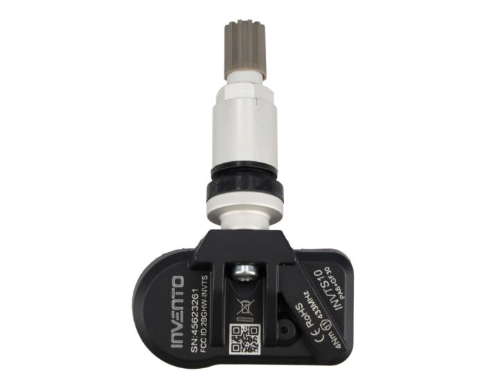INVENTO TPMS Sensor 433/315 MHz – Universal för Europa/USA – Aluminium