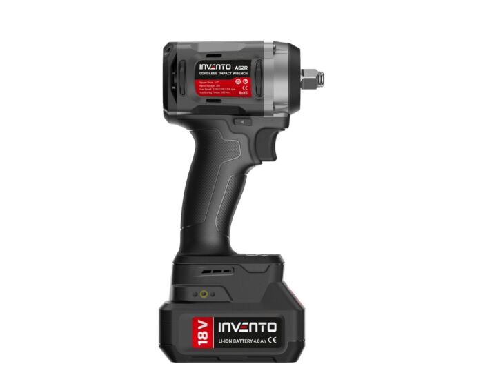 INVENTO A62R 1/2” Sladdlös Mutterdragare – 680 Nm Kraft i Kompakt Format
