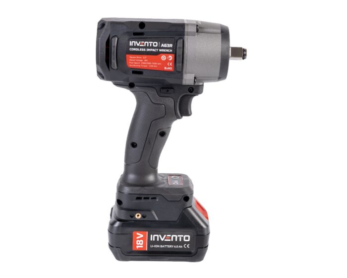 Batteridriven Mutterdragare - INVENTO A63R 1/2” 1180 Nm – Komplett set med väska