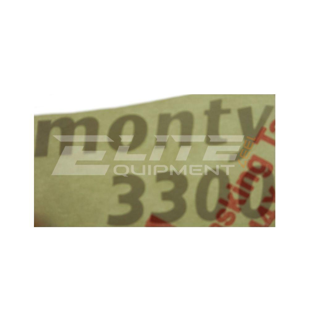 Dekal för Hofmann däckmaskin MONTY 3300