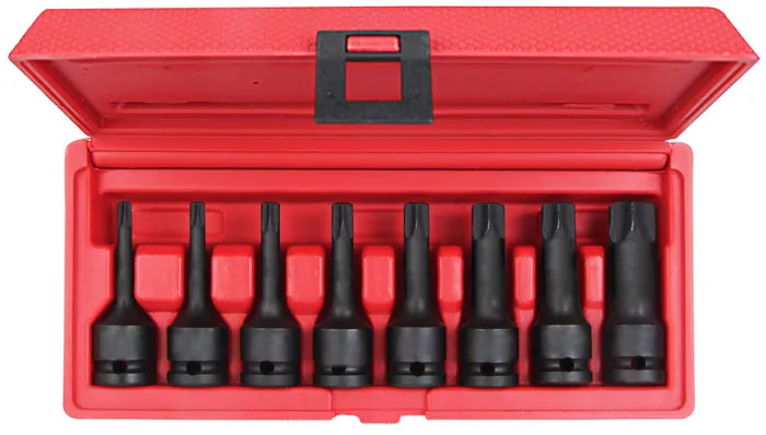 Krafthylsnyckelsats 1/2" Torx T25-T70