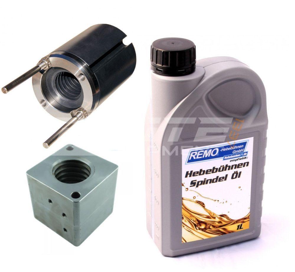 Lyftmutterpaket för Nussbaum S, SE, SEL, ATL, BSE med fästen