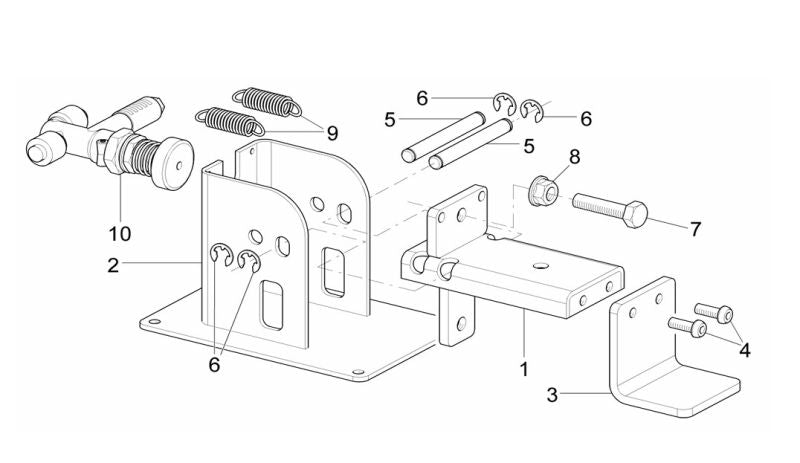 Pedalenhet komplett - Uppblåsningspedal till Ravaglioli och butler däckmaskiner