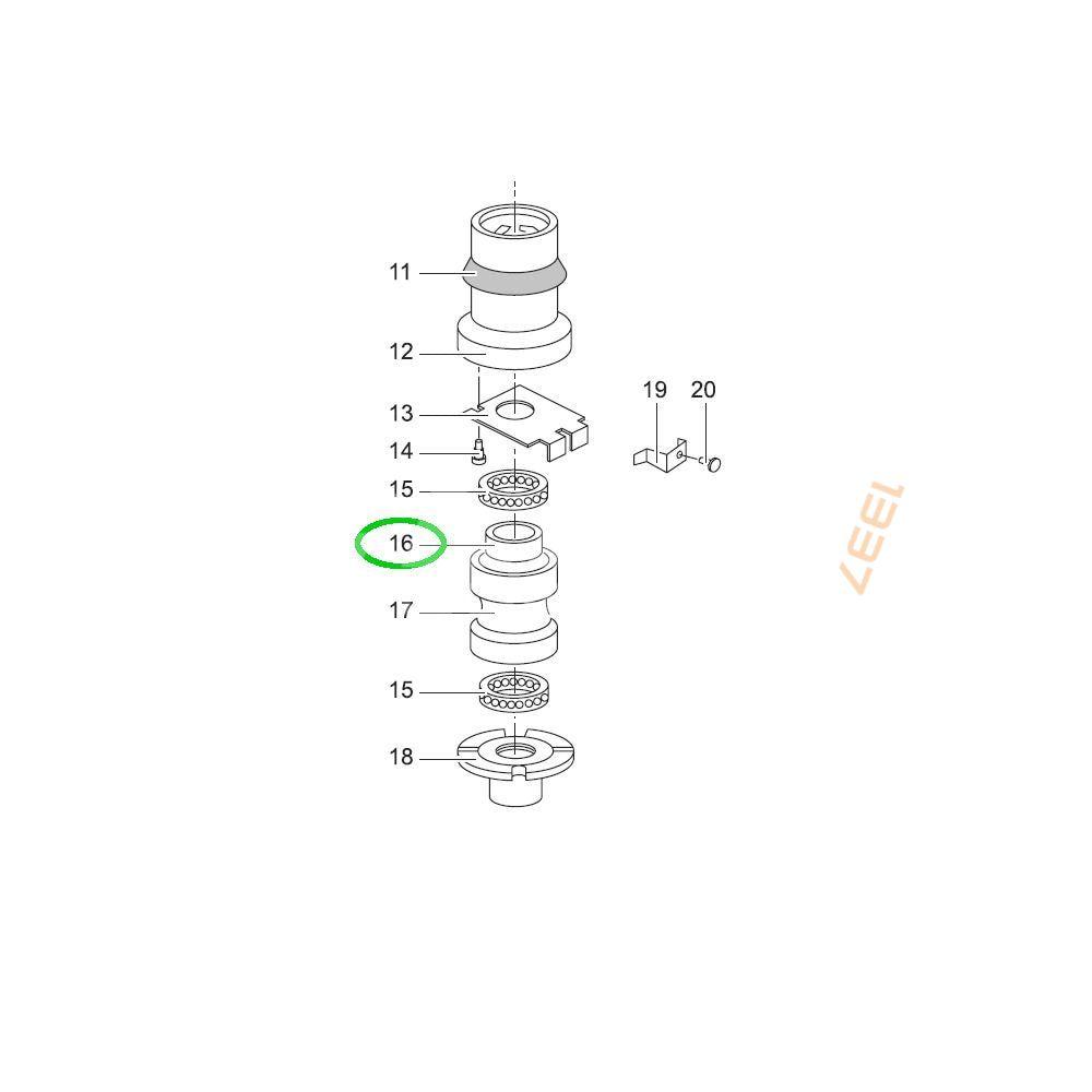 Plasthylsa för säkerhetsmutter, Hofmann GT, GTE, BT, BTE, MT, MTE, MSE, GS