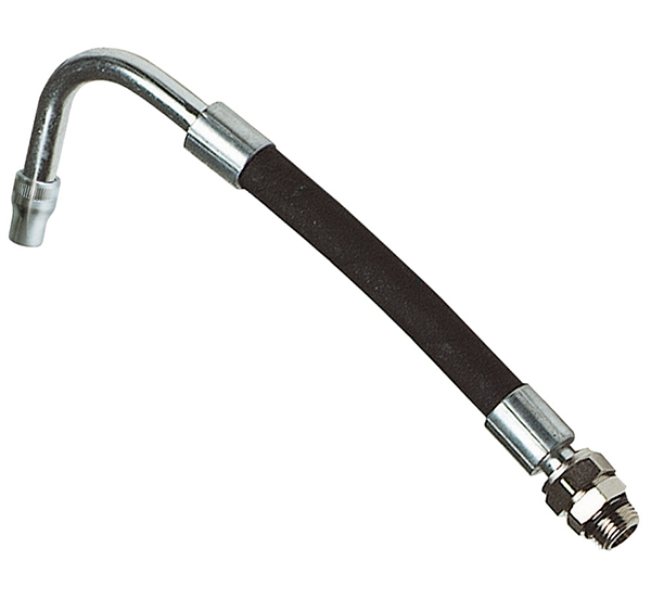 Slang med munstycke till oljehandtag, automatisk droppfri ventil