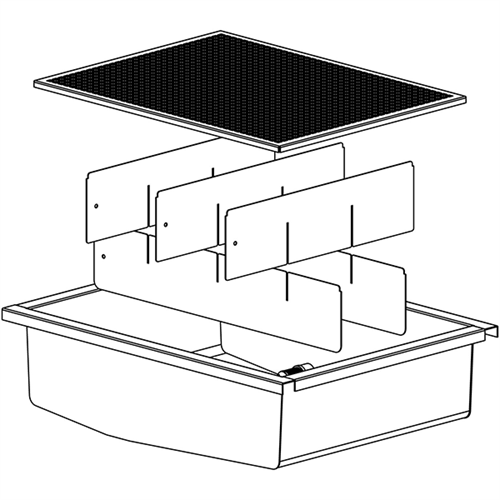 Spilloljevagn för användning i smörjgrop