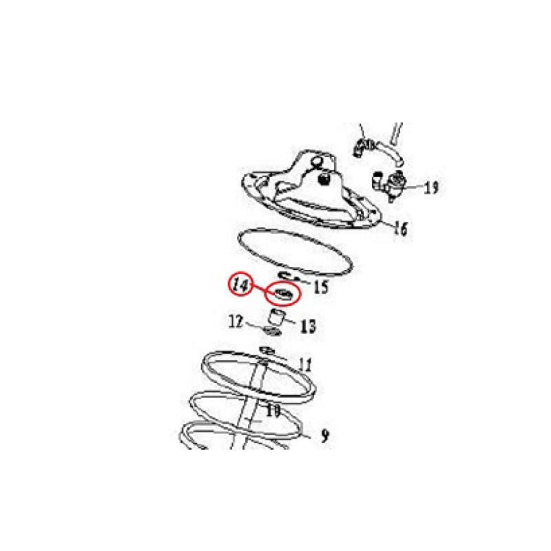 Torkring Ø30xØ20x7 för ATH M72
