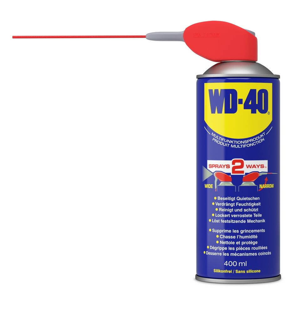 WD-40® Smart-Straw multispray smörj, rengör, lossa 400ml