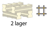 Stabiliseringsblock Gul 457x90x105 mm
