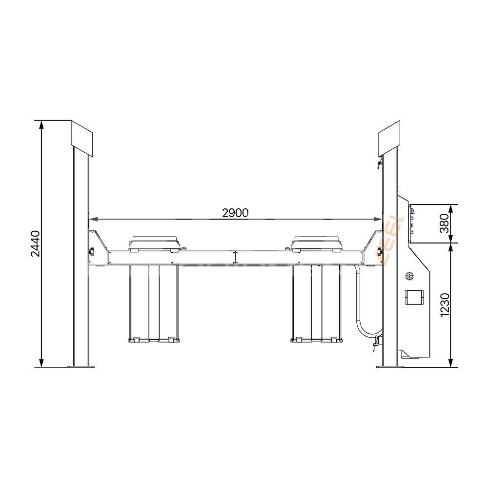 4-Pelarlyft- ATH Four Lift 46P (4,6t)