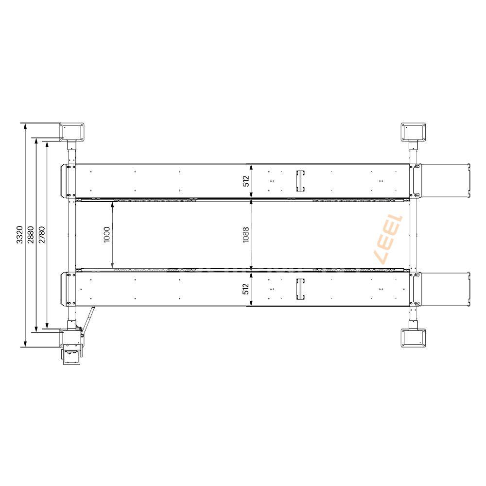 4-Pelarlyft- ATH Four Lift 46P (4,6t)