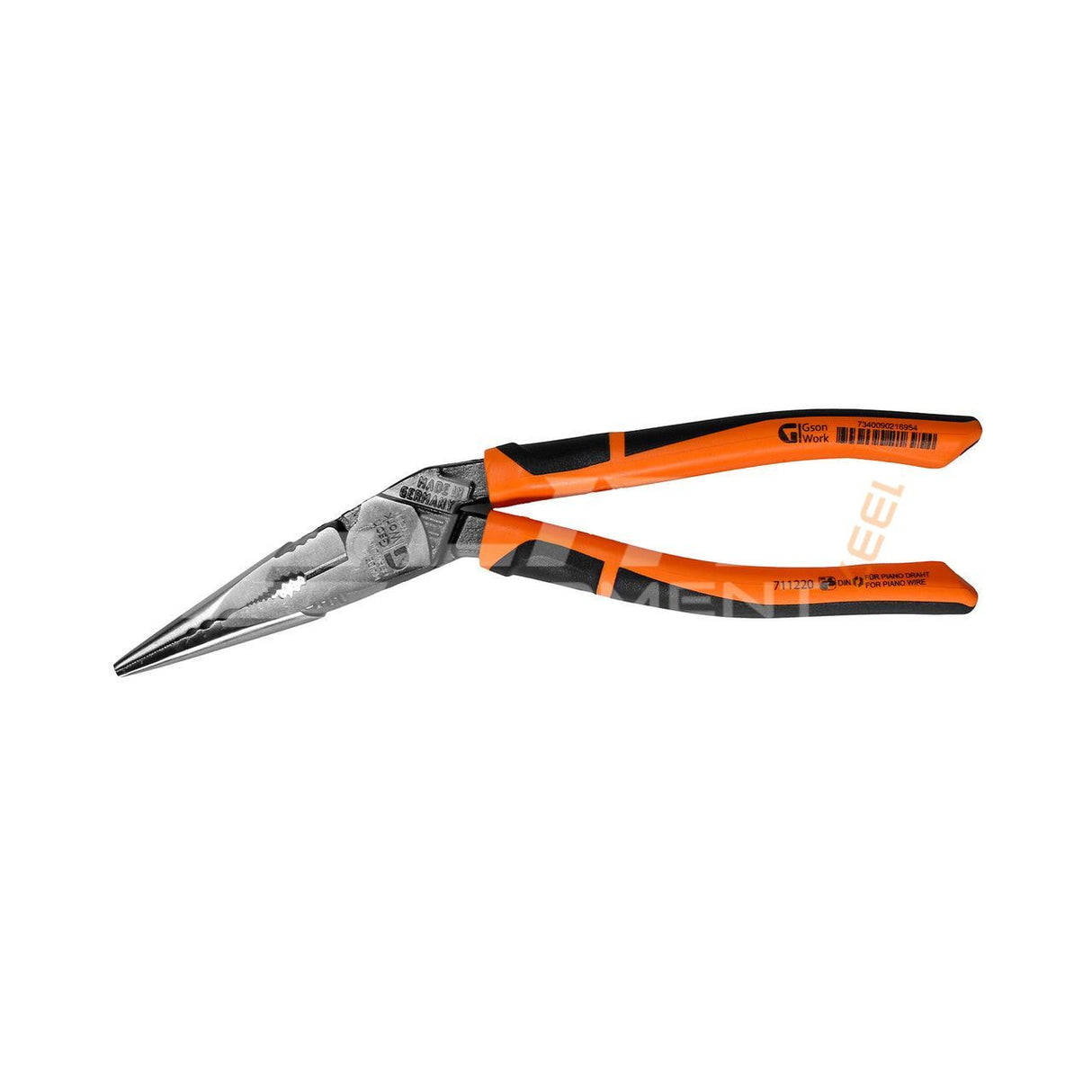 Kraftspetstång HD Ergonomic Long Nose Pliers 220 mm