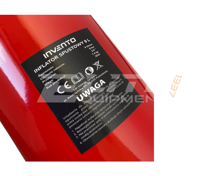 Inflator INVENTO 9L Bazooka