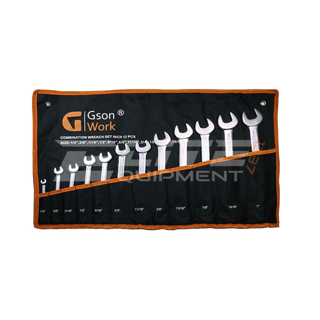 Blocknycklar Combination Wrench Set i tum