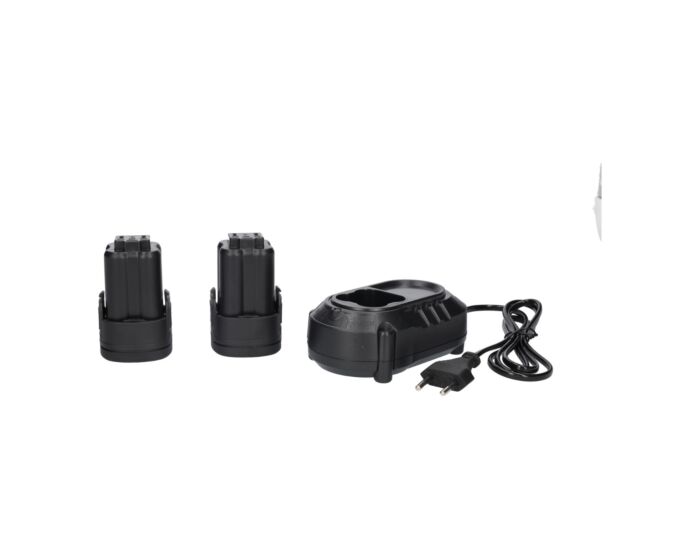 INVENTO A72 3/8” Sladdlös Borrmaskin – Komplett Set med 2x 1,5 Ah Batterier & Väska