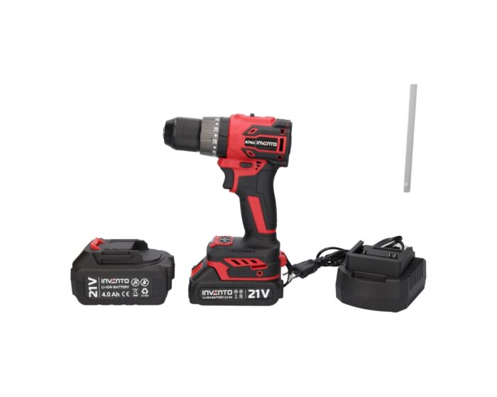 INVENTO A74U 3/8” Sladdlös Slagborrmaskin – Kit med 2Ah & 4Ah Batterier