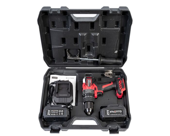 INVENTO A78U Sladdlös Slagborrmaskin 1/2" – 150 Nm, SET med 2 x 4Ah Batterier
