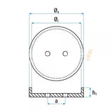 Lyftgummi för ATH-Heinl, RP-Tools, TWIN BUSCH, Launch – 120x32mm