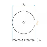 Lyftgummi för AutoP Stenhoj & TWIN BUSCH – Ø118x16mm