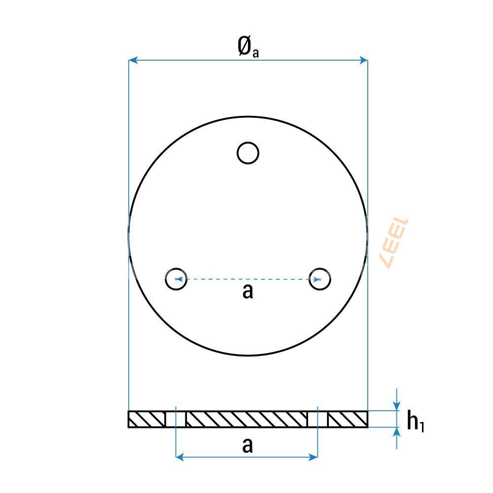 Lyftgummi för Finkbeiner FHB 2500, mått Ø150 x 15 mm