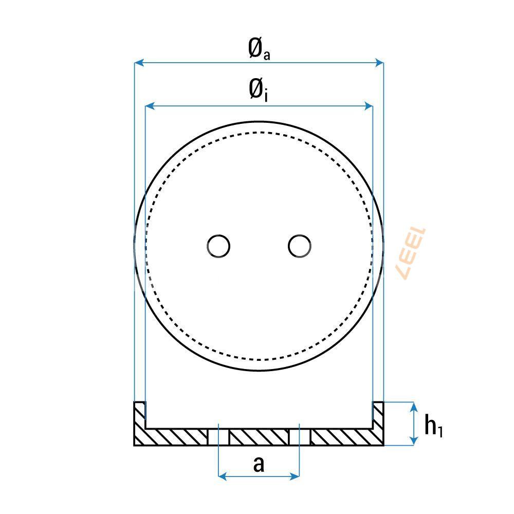 Lyftgummi för Nussbaum Ø120 x 25 mm 2,30 SL, 2,32 SL, 2,35 SL, 2,50 SE, 2,50 SL
