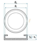 Lyftgummi för Stenhoj Ø123x18mm