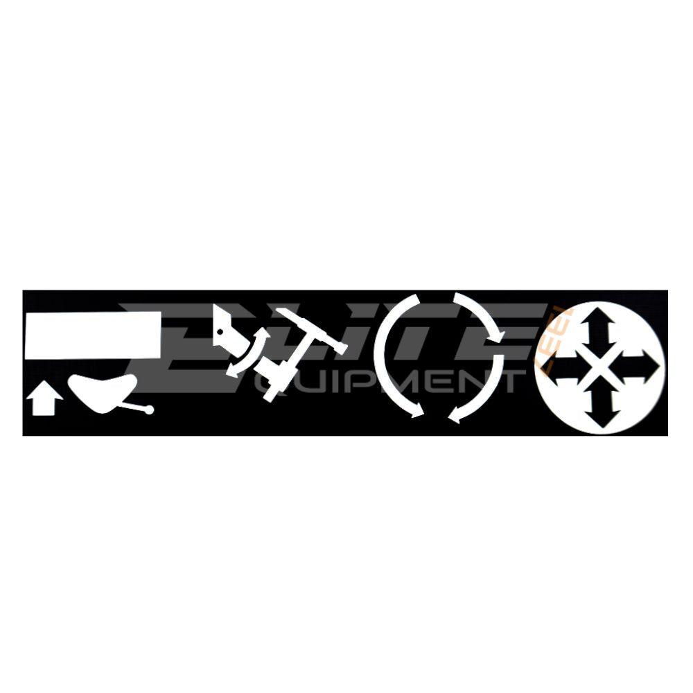 Pedalklistermärke - Vita