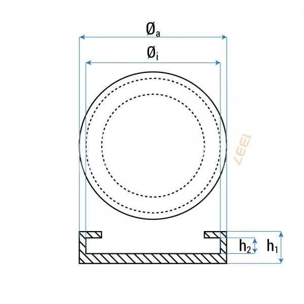 Ravaglioli lyftgummi – Ø148x26mm