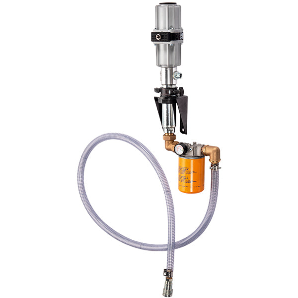 Spilloljepump för väggmontering med koppling, sugslang och filter