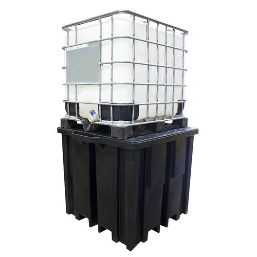Uppsamlingskärl för 1 IBC-Container, 1330x1230x1085 mm