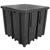 Uppsamlingskärl för 1 IBC-Container, 1330x1230x1085 mm