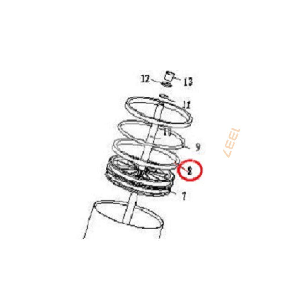 V-tätning 184x173 (tryckcylinder) för ATH M72