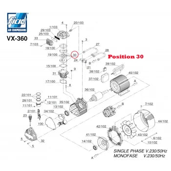 VENTILPLATTA D50